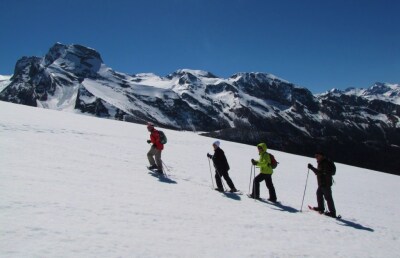 Randonnée en raquettes à l’Aubisque – vue sur Gourette